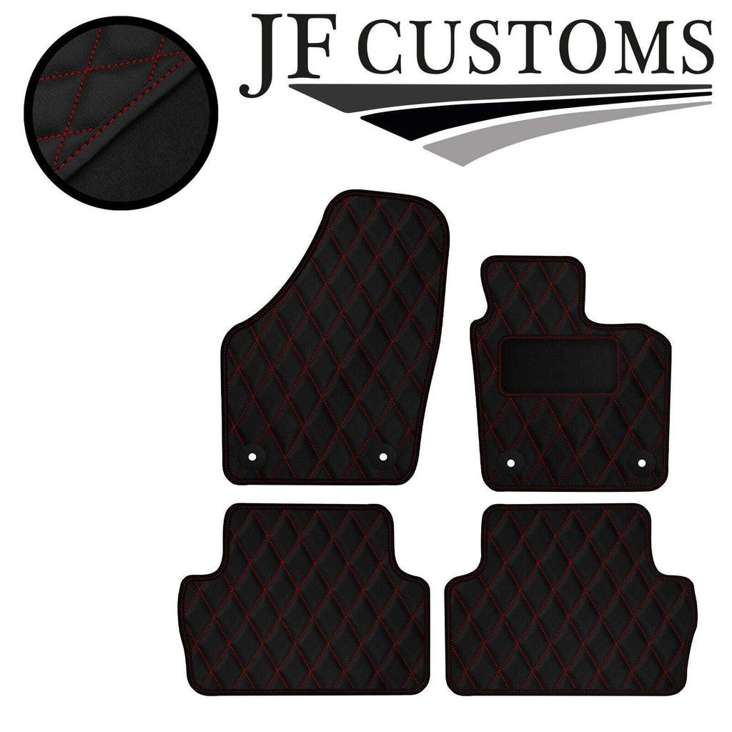 D RED DIAMOND VINYL 4X TAILORED FLOOR CARPET FOR SEAT ALHAMBRA MK2 10-20 JF1