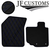 BLUE DIAMOND STITCH VINYL 4X TAILORED FLOOR CARPETS FOR SUZUKI SPLASH 08-14