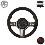 FITS BMW 5 SERIES F10 M SPORT LUXURY LEATHER STEERING WHEEL COVER MADE IN UK