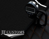 TAN DIAMOND STITCH VINYL 4X TAILORED FLOOR CARPETS FOR SUZUKI SPLASH 08-14