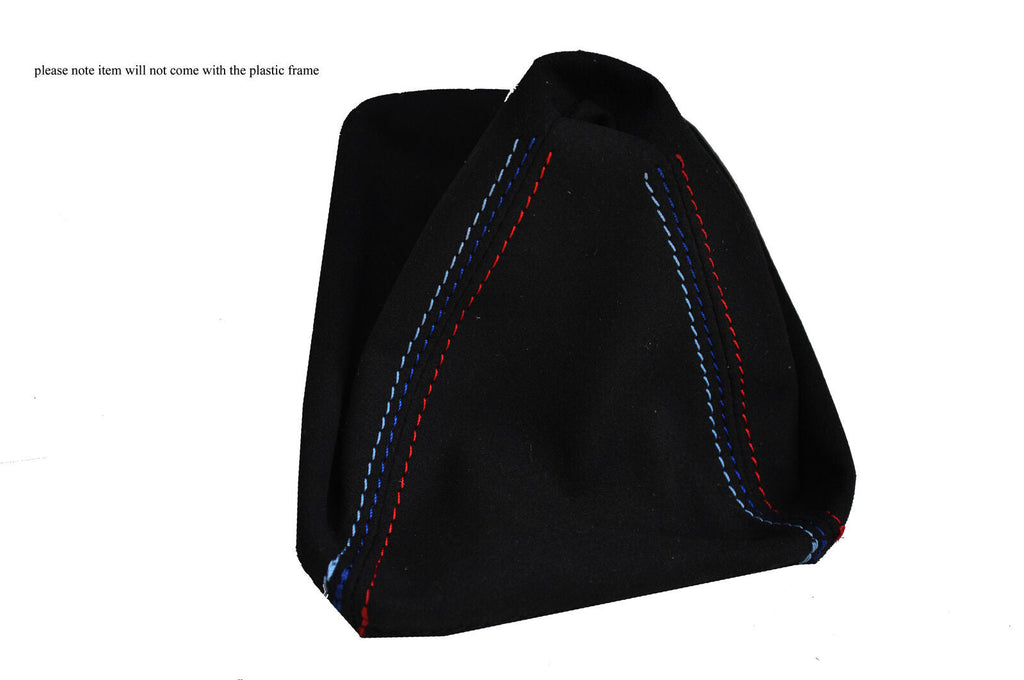 FITS BMW E90 E91 E92 E93 3 Series 2005-2013 SUEDE GEAR GAITER TRI STITCH
