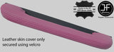 PINK PASSENGER DASH HANDLE REAL LEATHER COVER FOR JEEP WRANGLER TJ 1997-2006
