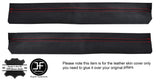 RED STITCHING 2X B POST PILLAR TRIM LEATHER COVERS FITS MG MGB GT CLASSIC