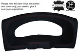 RED STITCH SPEEDO SURROUND LEATHER SKIN COVER FITS FORD TRANSIT MK6 00-06