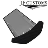 BLACK STITCH SUEDE CARBON SPEEDO GAUGE HOOD COVERS FOR HONDA CIVIC MK10 X 15-20