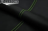 GREEN STITCH CONSOLE CUBBY BOX LID COVER FOR LAND ROVER DEFENDER 07-16 DSG4