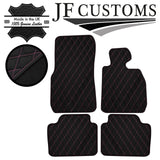 PINK DIAMOND STITCH VINYL 4X TAILORED FLOOR MAT CARPETS FOR BMW F30 F31 12-16