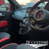 FITS HONDA CIVIC TYPE R 2006-2013 BLACK & BLACK LEATHER SCREW-ON GEAR KNOB