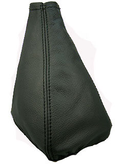 FITS NISSAN PRIMERA P12 GEAR GAITER BLACK LEATHER NEW 2002-2008 CUSTOM NEW