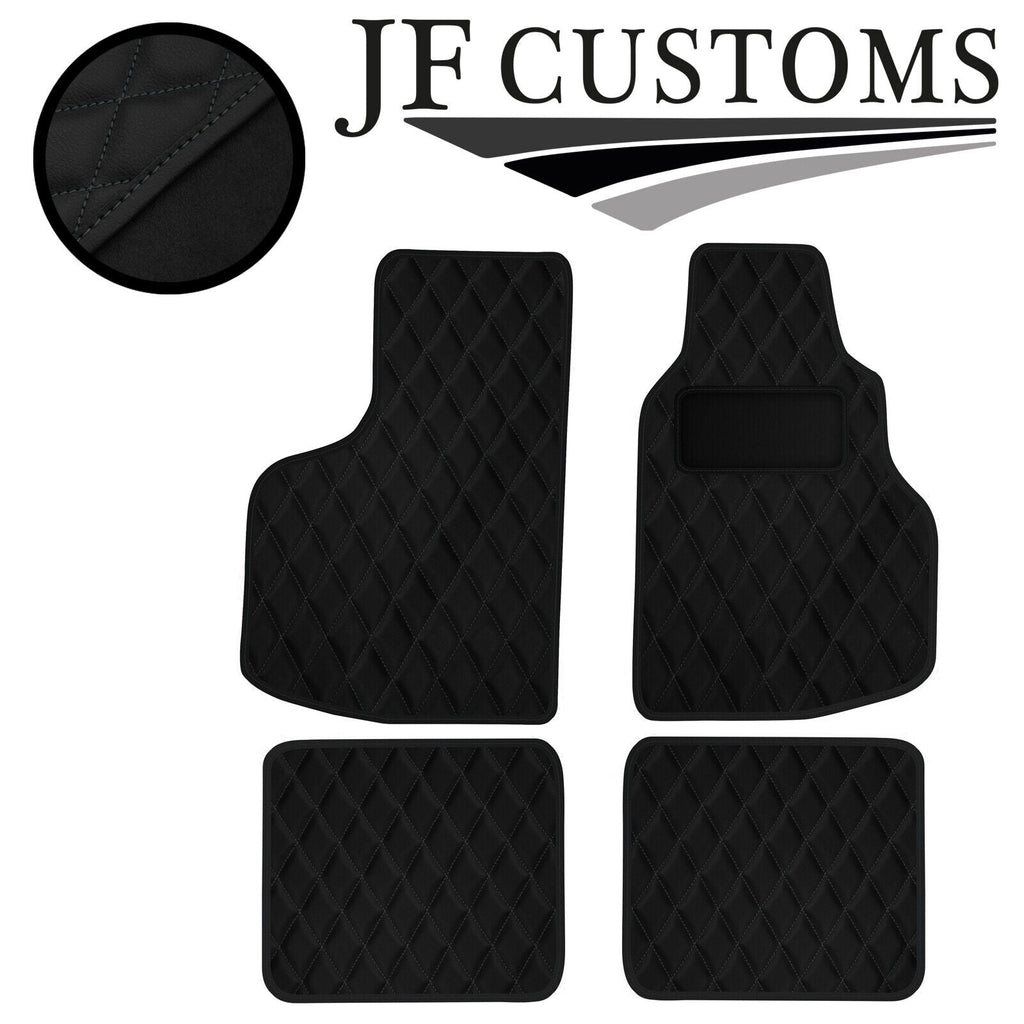 D GREY DIAMOND VINYL 4XTAILORED FLOOR CARPET FOR VW GOLF MK1 CONVERTIBLE JF1