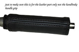 black stitching FITS CHEVROLET LACETTI 05-12 LEATHER HANDBRAKE HANDLE COVER ONLY