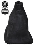 BLACK STITCH SUEDE MANUAL GEAR STICK GAITER FOR HONDA CIVIC COUPE 2001-2006
