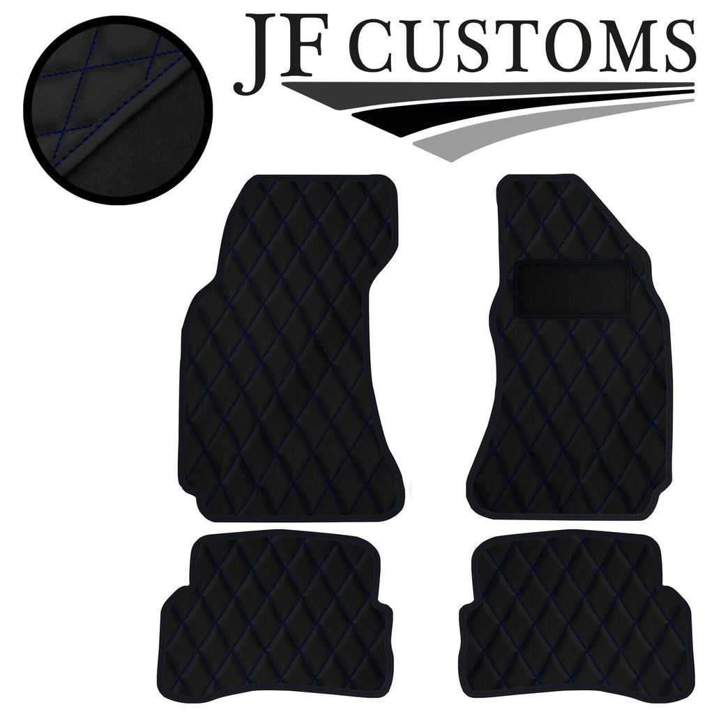 D BLUE DIAMOND STITCH VINYL 4XTAILORED FLOOR CARPET FOR VW PASSAT B5 00-05 JF1