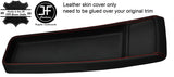 RED STITCHING CENTRE CONSOLE REAL LEATHER COVER FITS MERCEDES W108 W109 66-72