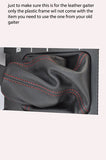 red stitch FITS CITROEN XM MK1 AUTOMATIC LEATHER GEAR GAITER CUSTOM NEW