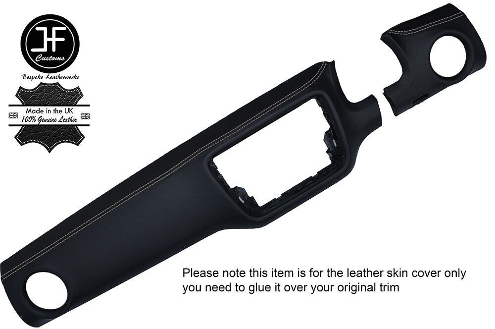 GREY STITCH TWO PIECE DASH KIT LEATHER COVERS FITS VW UP SEAT MII SKODA CITIGO