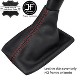 RED STITCH TOP GRAIN LEATHER MANUAL GEAR GAITER FITS PEUGEOT 508 2011-2017