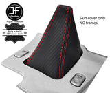RED STITCH CARBON FIBER VINYL GEAR GAITER FOR CHRYSLER CROSSFIRE 2003-2008