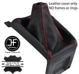 RED STITCH TOP GRAIN LTHR GEAR GAITER FOR AUDI COUPE GT B2 QUATTRO UR 85-87