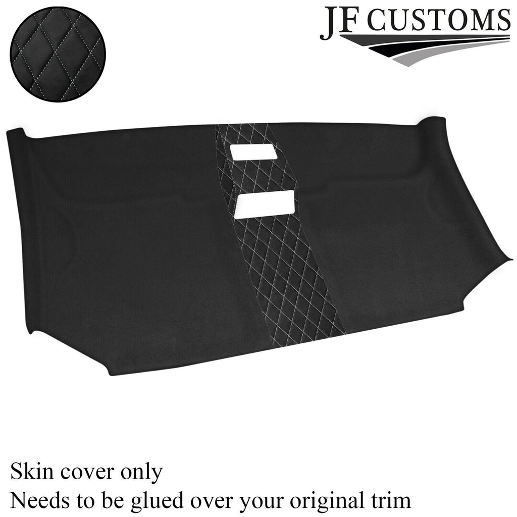 DSG2 L GREY STITCH D GREY SUEDE FRONT HEADLINER COVER FITS VW T5 TRANSPORTER
