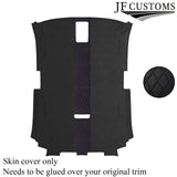 DSG2 PURPLE STITCH D GREY LUXE SUEDE HEADLINER COVER FOR AUDI A3 8P 04-12 3 DOOR