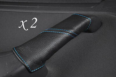 BLUE STITCH  FITS VW GOLF 5 MK5 V JETTA 04-2009 2X REAR DOOR HANDLE COVERS