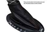 RED STITCH LEATHER AUTO AUTOMATIC GEAR GAITER FITS CHRYSLER PT CRUISER 00-10