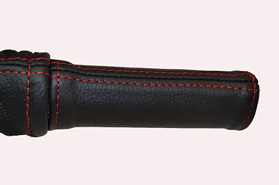 red stitch FITS MAZDA MX5 MK3 MIATA 05-11 LEATHER HANDBRAKE HANDLE COVER ONLY