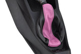 FITS CITROEN SAXO VTR / VTS black and pink LEATHER GEAR GAITER CUSTOM NEW