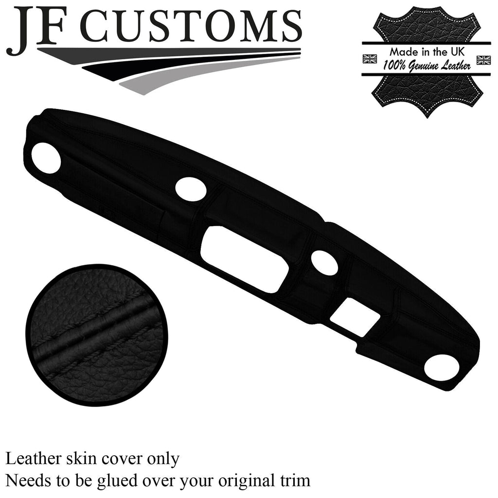 BLACK STITCHING DASH DASHBOARD LEATHER COVER FITS ALFA ROMEO ALFETTA GTV 2000
