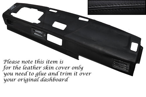 BLACK STITCH FITS VW T25 BUS VAN VANAGON WESTFALIA DASH DASHBOARD LEATHER COVER
