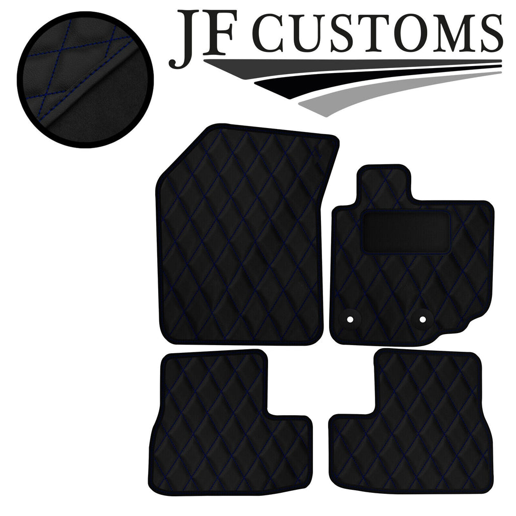 D BLUE DIAMOND VINYL 4X TAILORED FLOOR CARPETS FOR SUZUKI SPLASH 08-14 JF1