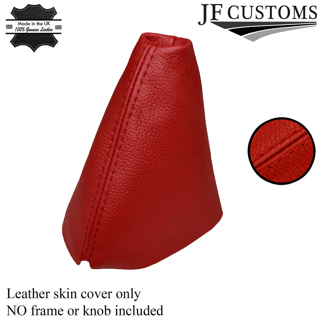 DARK RED LEATHER FITS MGTF MG TF LEATHER GEAR GAITER GAITOR BOOT CUSTOM NEW