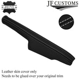 WHITE STITCH LEATHER HANDBRAKE NON ARMREST COVER FITS AUDI TT MK2 2006-2014