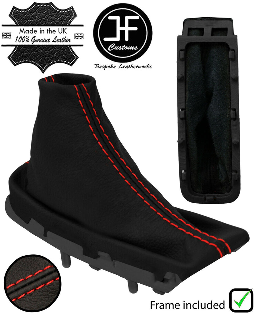 RED STITCH LEATHER AUTOMATIC GEAR+FRAME FITS CHEVROLET MALIBU 2008-2012