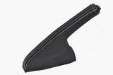 white stitch FITS FIAT PUNTO MK2 MK3 GRANDE PUNTO 99-10 LEATHER HANDBRAKE GAITER