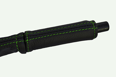 green stitch FITS VW GOLF MK1 SCIROCCO MK1 MK2 CADDY 74-93 HANDBRAKE HANDLE
