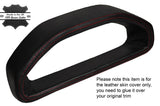 RED STICH INSTRUMENT HOOD TRIM LEATHER SKIN COVER FITS FORD FIESTA MK3 89-96