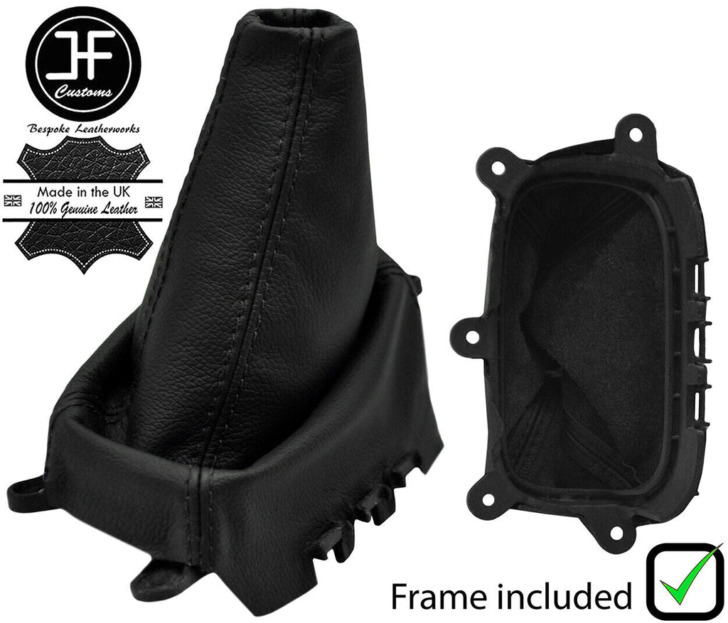 BLACK STITCH LEATHER AUTOMATIC HI LOW GEAR+FRAME FOR MITSUBISHI L200 06-09