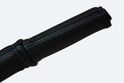 blue stitch FITS RENAULT CLIO MK2 98-06 LEATHER HANDBRAKE HANDLE COVER ONLY