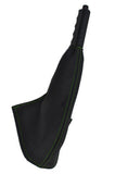 FITS SUZUKI SJ SAMURAI HANDBRAKE GAITER green stitch CUSTOM NEW MADE IN UK