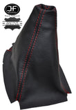 RED STITCHING MANUAL LEATHER GEAR GAITER FITS HONDA CIVIC MK3 88-91 CUSTOM NEW