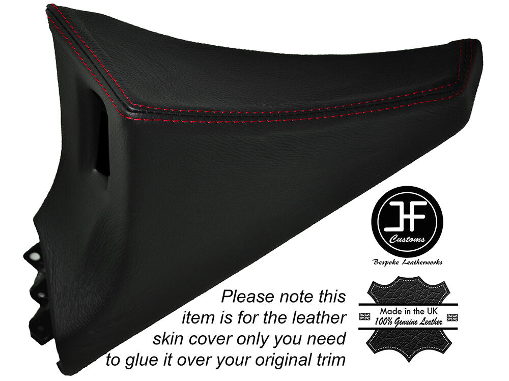 RED STITCH 1X PASSENGER DOOR SWITCH PANEL SKIN COVER FITS TOYOTA SUPRA MK4