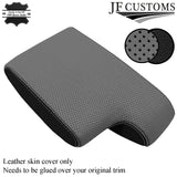 FITS BMW E46 ARM REST ARMREST COVER BLACK GREY  GENUINE LEATHER COVER CUSTOM NEW