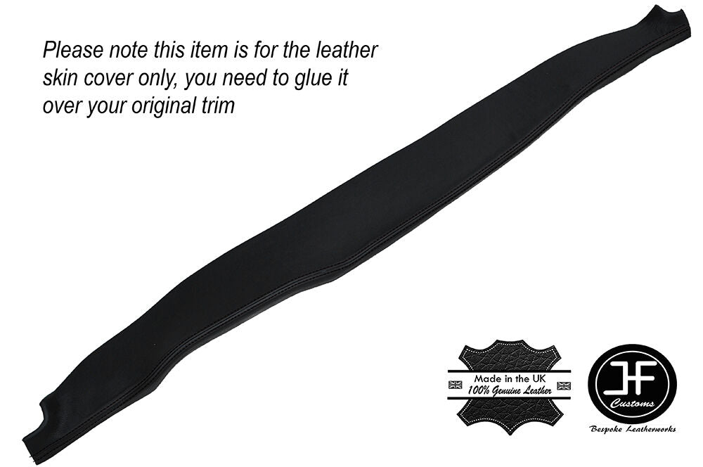 BLACK STITCHING TOP DASH DASHBOARD LEATHER COVER FITS VW KARMANN GHIA CLASSIC