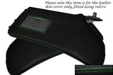 GREEN STITCH FITS HONDA CRX DEL SOL 1992-1997 2X SUN VISORS LEATHER COVERS ONLY
