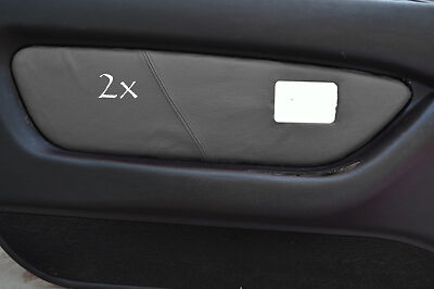FITS MG MGF MK1 95-99 2 x DOOR CARD COVERS LEATHER d grey CUSTOM NEW MADE IN UK