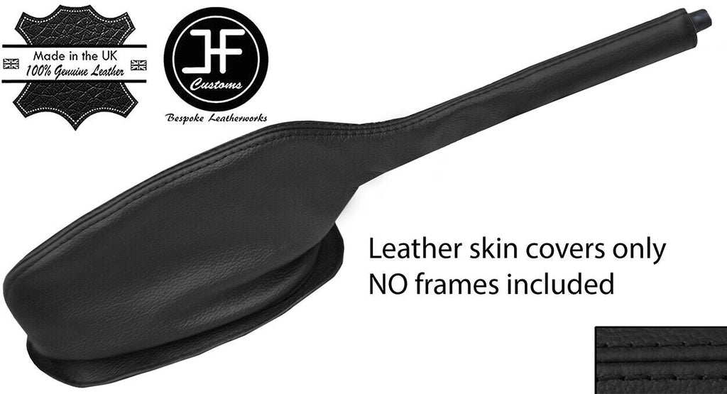 BLACK TOP GRAIN LEATHER HANDBRAKE GAITER FITS BMW E3 1968-1977 CUSTOM NEW