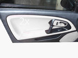 white leather FITS  MITSUBISHI FTO 2 x DOOR CARD LEATHER COVERS CUSTOM NEW