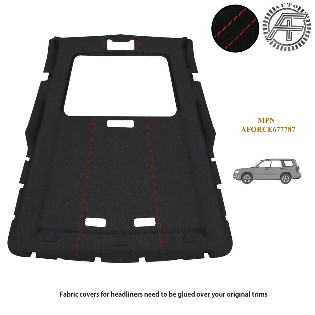 LUXE SUEDE HEADLINER WITH SUNROOF COVER FITS 2004-2005 SUBARU FORESTER